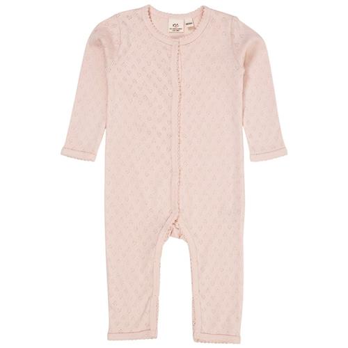 Copenhagen Colors Heldragt I Pointelle Dusty Rose 92 cm  Lyserød  92 cm  Piger