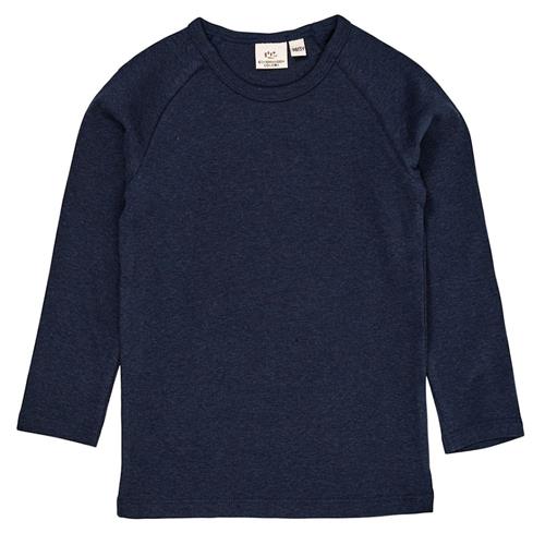 Copenhagen Colors Langærmet T-shirt Marineblå Melange 50 cm  Marineblå  50 cm  Drenge, Piger