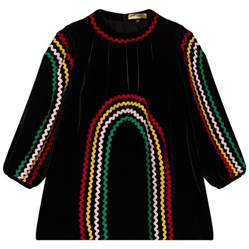 Stella McCartney Kids Kjole Med Broderi Sort 10 Y  Sort  10 år  Piger