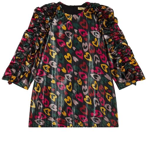 Stella McCartney Kids Hjertemønstret Kjole Sort 6 Y  Sort  6 år  Piger