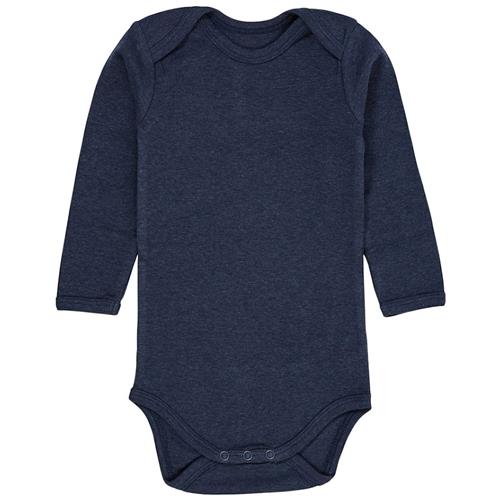 Copenhagen Colors Babybody Marineblå Melange 62 cm  Marineblå  62 cm  Drenge, Piger