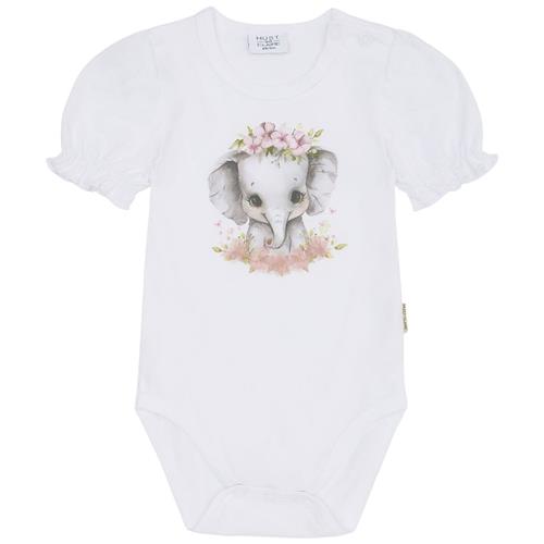 Hust&Claire Britt Baby Body White 80 cm  Hvid  80 cm  Piger