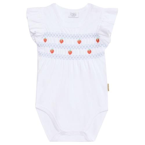 Hust&Claire Britt Baby Body White 92 cm  Hvid  92 cm  Piger
