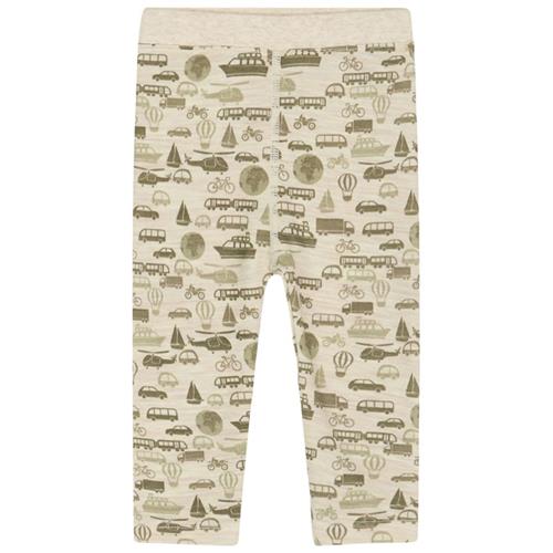 Hust&Claire Laki Leggings Wheat Melange 74 cm  Beige  74 cm  Drenge