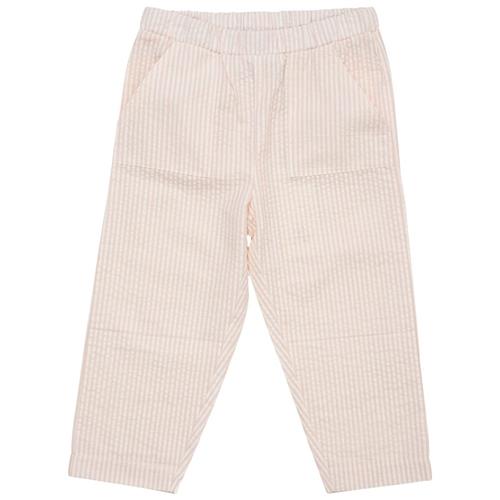 Copenhagen Colors Stribede Bukser Dusty Rose Dusty Rose Cream Stripe 116 cm  Lyserød  116 cm  Piger