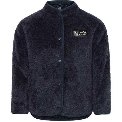 Didriksons Mylla Kids Fleecejakke Med Knapper Navy 120 cm  Blå  120 cm  Drenge, Piger