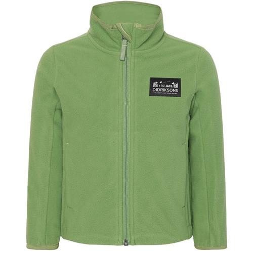 Didriksons Muskot Kids Fleece-jakke Algae Green 100 cm  Grøn  100 cm  Drenge, Piger