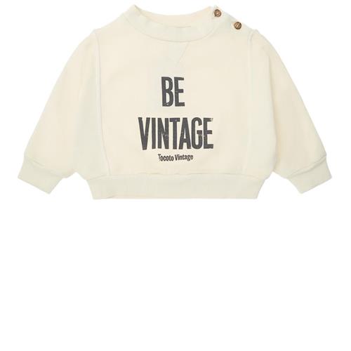 Tocoto Vintage Vintage Trøje Off White 6 Y  Creme  6 år  Drenge, Piger