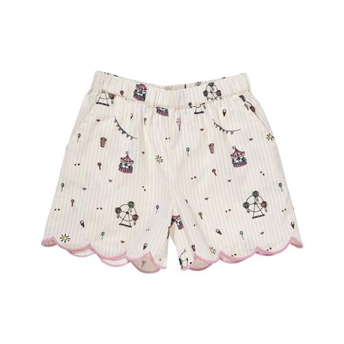 Copenhagen Colors Mønstret Shorts Cremefarvet 92 cm  Creme  92 cm  Piger