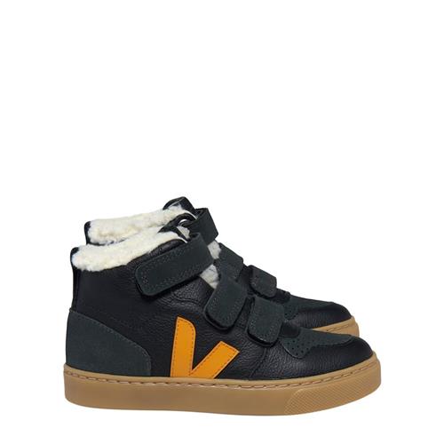 Veja Small V-10 Mid Forede Sneakere Black Ouro Graphite 22 EU  Sort  22 EU  Drenge, Piger