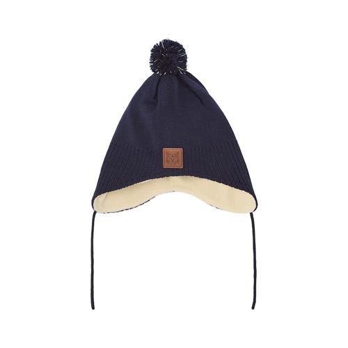 Kuling Narvik Hue I Uld Navy  48/50 cm Uld Marineblå  48/50 cm  Drenge, Piger
