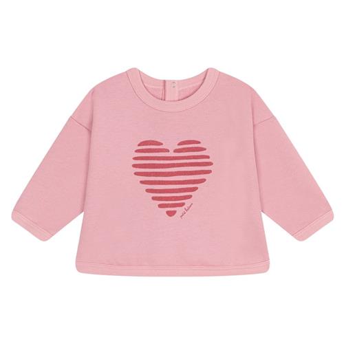 Petit Bateau Sweatshirt Charme Pink 6 months  Lyserød  6 måneder  Piger
