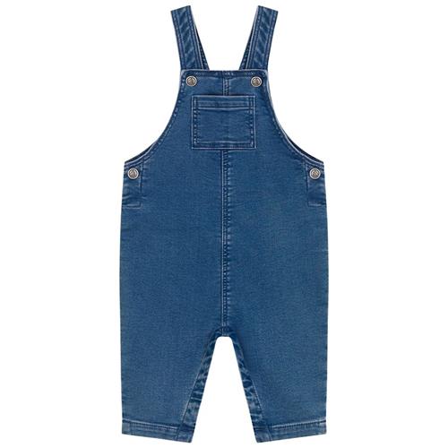 Petit Bateau Dungarees I Denim Bleu Delave 12 months  Blå  12 måneder  Drenge, Piger