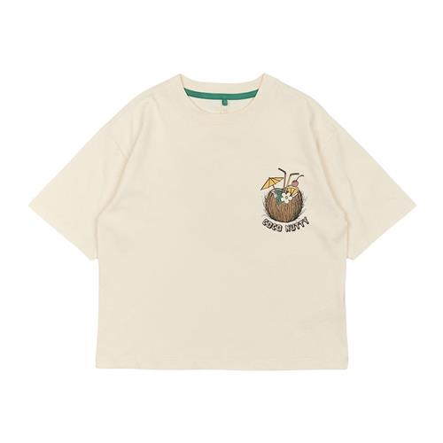 The New Oleen Tee White Swan White Swan 3-4 Y  Hvid  3-4 år  Piger