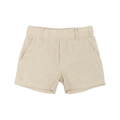 The New Siblings Oren Shorts Oatmeal Oatmeal 104cm  Creme  104 cm  Drenge