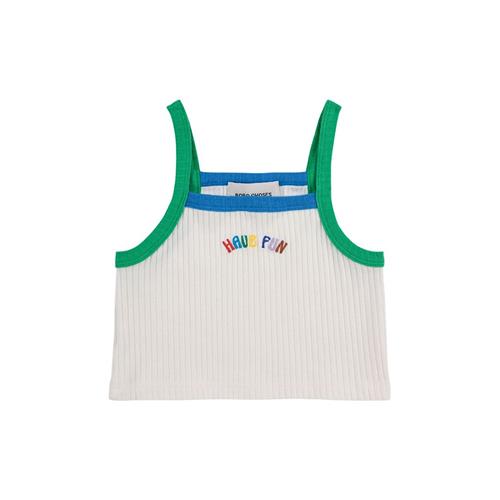 Bobo Choses Have Fun Afskåret Tanktop Offwhite 10-11 Y  Hvid  10-11 år  Piger