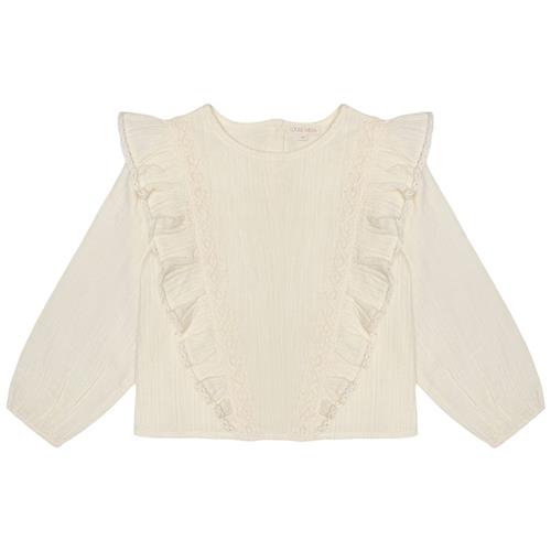 Louise Misha Tubi Bluse Til Baby Cremefarvet 9 months  Creme  9 måneder  Piger