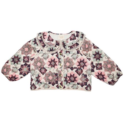 Louise Misha Joulia Jakke Small Star Patchwork 6 Y  Creme  6 år  Piger