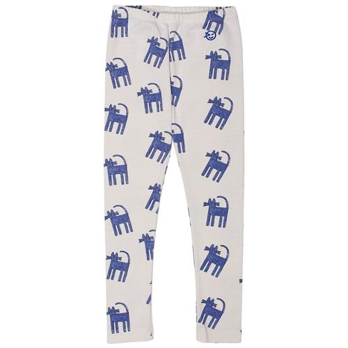 Wynken Emi Mønstrete Leggings Cobalt Blue Cats 10 Y  Blå  10 år  Piger