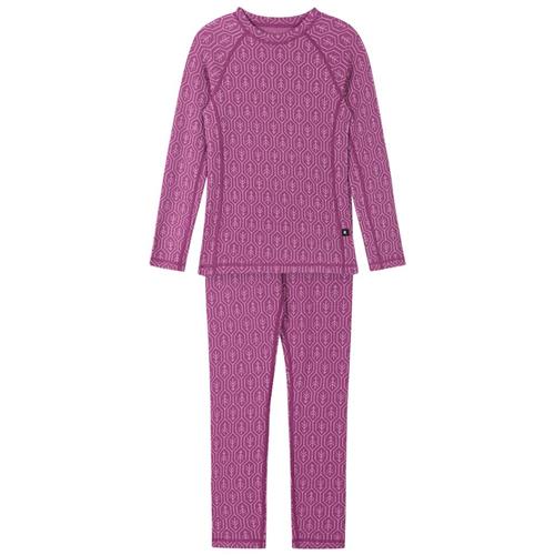 Reima Taival Base Layer-sæt I Uld Red Violet  Red Violet 100 cm Uld Lilla  100 cm  Drenge, Piger