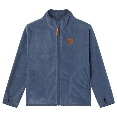 Kuling Northpole Fleece-jakke Flintstone Blue 74/80 cm  Blå  74/80 cm  Drenge, Piger
