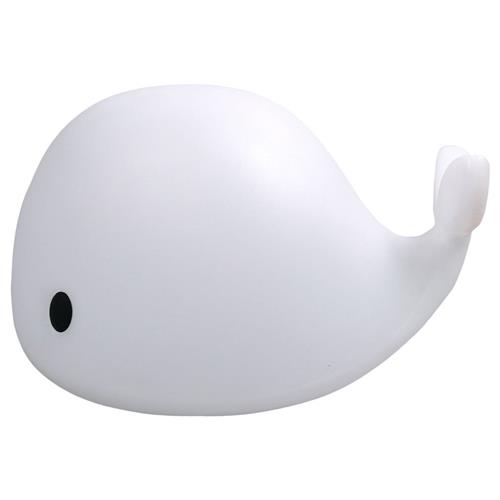 Filibabba Christian Whale 30 cm LED Natlampe Hvid One Size      Drenge, Piger
