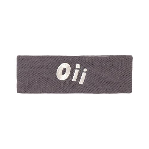 Oii Oii Embroidered Pandebånd Grå One Size      Drenge, Piger