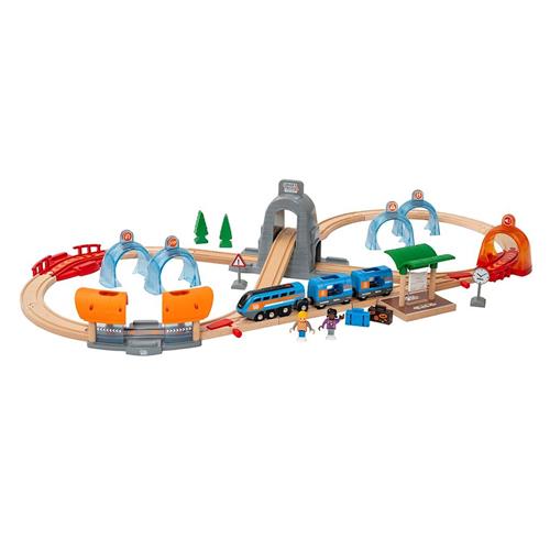 BRIO BRIO® World - 33972 Smart Tech Sound Action Tunnel Travel Togsæt 3-6 Y      Drenge, Piger
