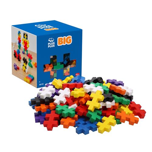 Plus-Plus BIG Basic Color Mix  One Size  Blå  One Size 1+ Years Drenge, Piger