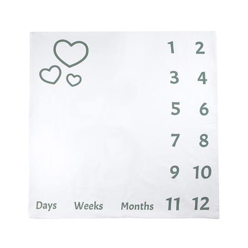 Buddy & Hope Tæppe Med Kalender Hvidt One Size      Drenge, Piger