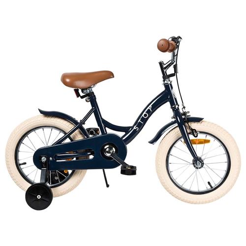 Stoy 14" Vintage Cykel Marineblå 3-5 Y      Drenge, Piger