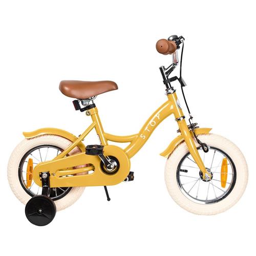 Stoy 12" Vintage Cykel Gul 2-4 Y      Drenge, Piger