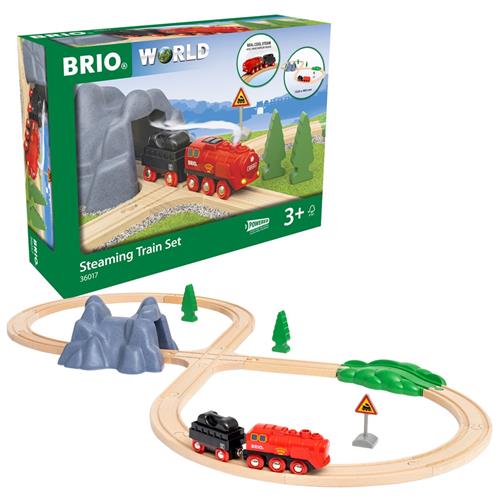 BRIO BRIO® World 36017 Togsæt- Damplokomotiv One Size  Beige  One Size  Drenge, Piger