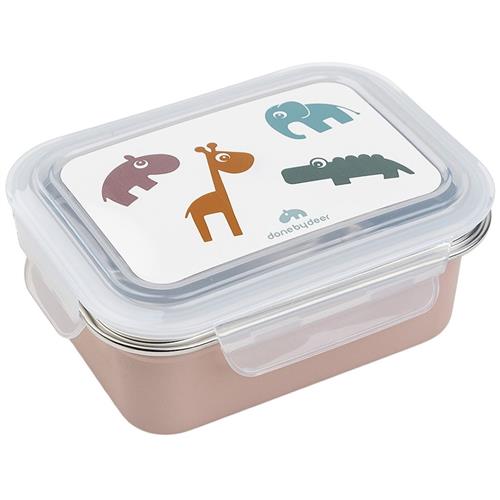 Done by Deer Deer Friends Madkasse Pulver Pink One Size      Drenge, Piger