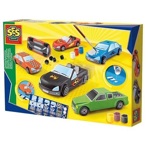 SES Creative Cars Håndværkssæt 6-10 Y      Drenge, Piger