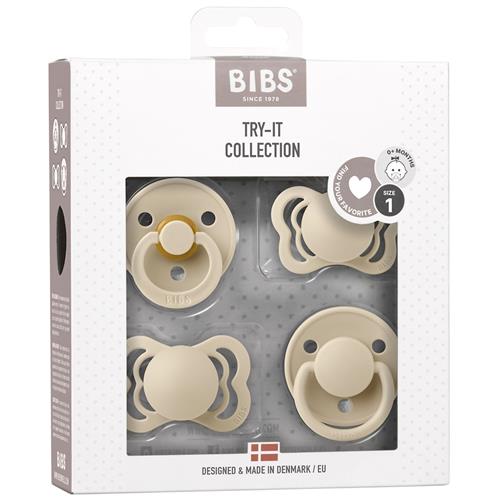 BIBS Try-it Collection Sutter Vanilla  Vanilla 0+ Months  Creme  0+ måneder  Drenge, Piger