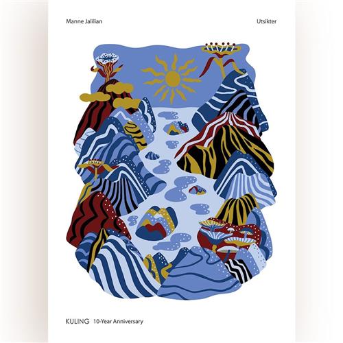 Kuling Poster 50x70 Kuling X Manne Jalilian FSC Mix  Plakat Hvid 50 x 70 cm      Drenge, Piger