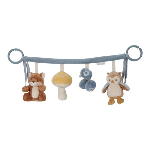 Little Dutch Legetøjskæde Til Barnevogn Forest Friends  Blue-One Size  Blå  One Size  unisex