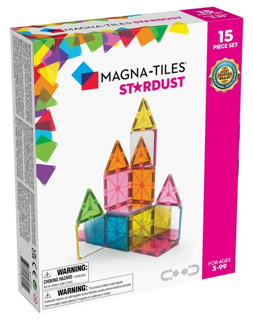 Magna-Tiles MAGNA-TILES Stardust 15 Pcs Stardust One Size  Hvid  One Size 3+ Years Drenge, Piger