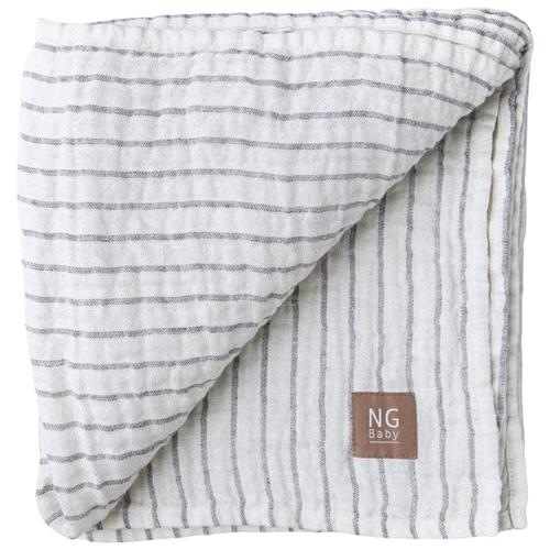 NG Baby Linnedækken Ivory/Graphite Grey One Size      Drenge, Piger