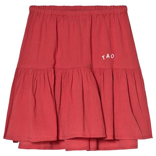 The Animals Observatory Bird Skirt Red White Tao 4 Y    4 år  Piger