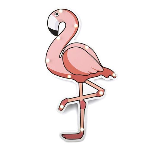 JOX Flamingo LED Lampe Lyserød One Size    One Size  Drenge, Piger