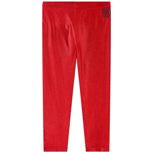The Animals Observatory Bright Alligator Leggings Red Logo 3 Y    3 år  Piger