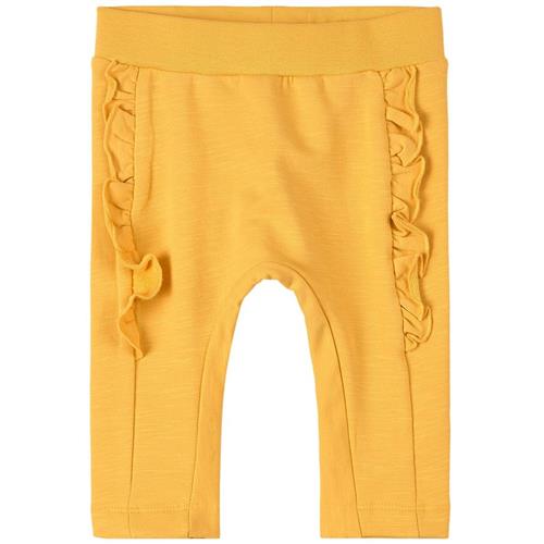 Minymo Ruffle Bukser Yolk 68 cm    68 cm  Piger