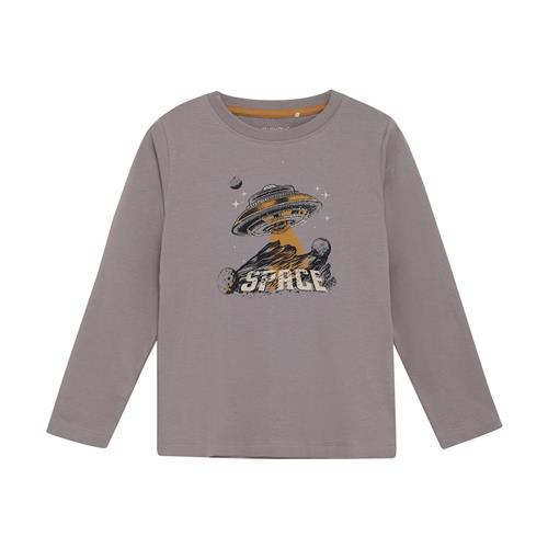 Minymo Langærmet T-shirt Cloudburst  128 cm    128 cm  Drenge