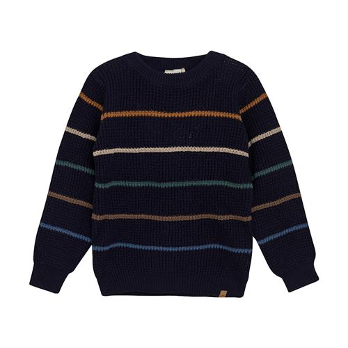 Minymo Strikket Sweater Parisian Night  116 cm    116 cm  Drenge