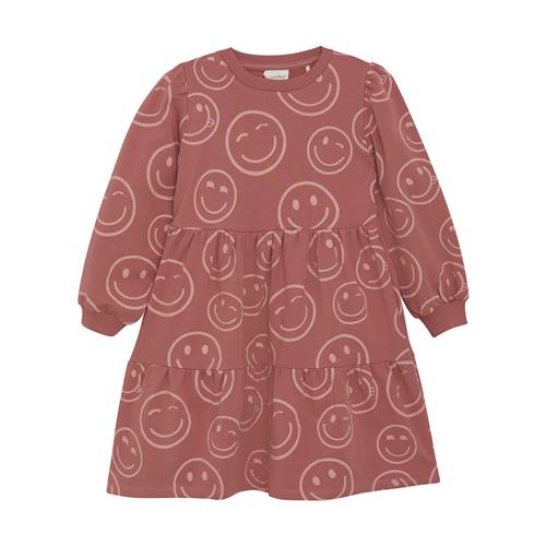 Minymo GOTS Sweatshirt-kjole Aop Withered Rose  104cm    104 cm  Piger