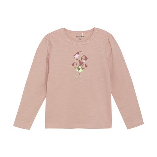 Minymo Langærmet T-shirt Misty Rose  98 cm    98 cm  Piger