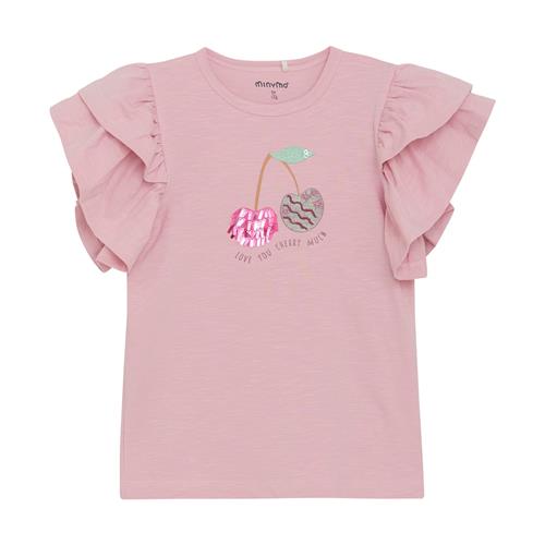Minymo T-shirt Bleached Mauve  116 cm    116 cm  Piger