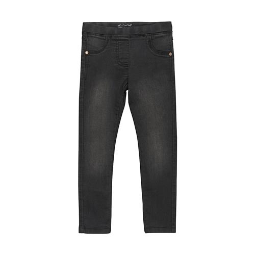 Minymo Stretchy Slim Fit Jeggings Grey Black  92 cm    92 cm  Piger